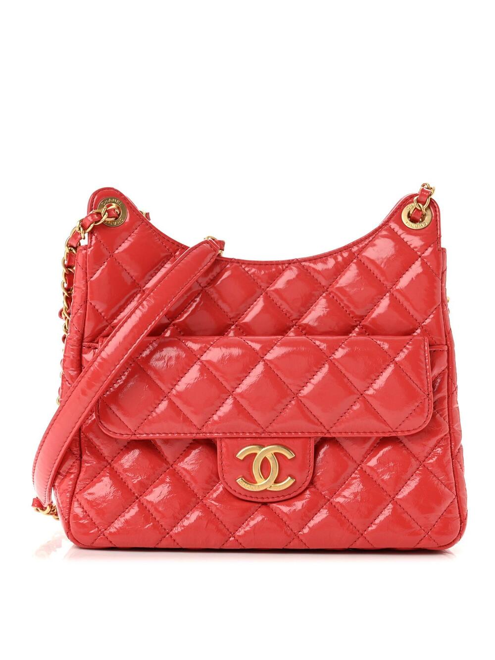 Chanel Shiny Crumpled Calfskin Quilted #364030C40B